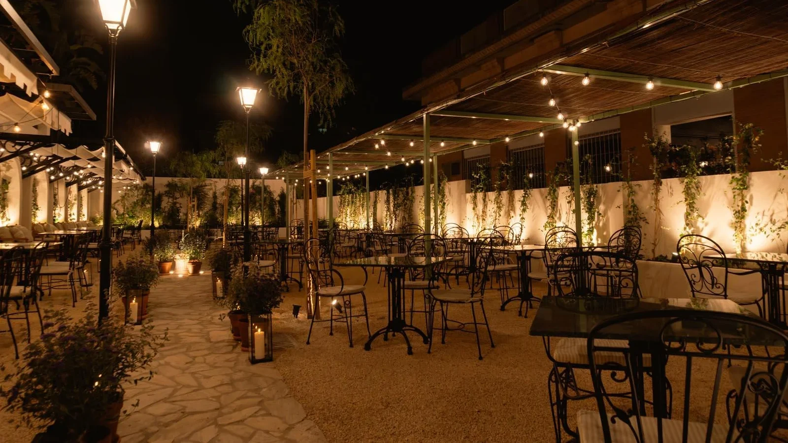 Adéntrate en. Terraza Le Jardin des fleurs